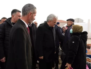 Kırıkkale Valisi Makas, Çerikli’de Esnaf ve Vatandaşlarla Buluştu