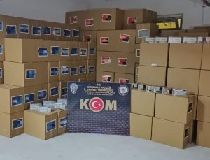 Kırıkkale’de 2 milyon 140 bin makaron ele geçirildi