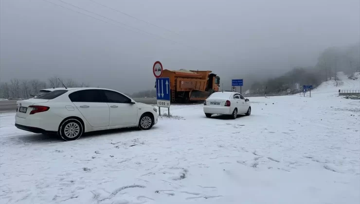 Kırklareli’nde Kar Yağışı Etkili