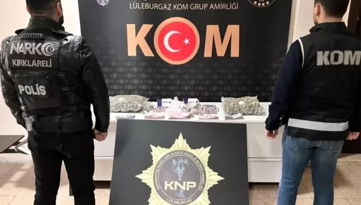 Kırklareli’nde Uyuşturucu Operasyonu