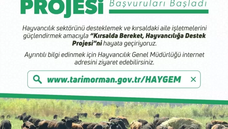 Kırsalda Bereket, Hayvancılığa Destek Projesi Başlatıldı