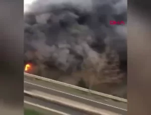 Kocaeli’de Isı Yalıtım Fabrikasında Yangın