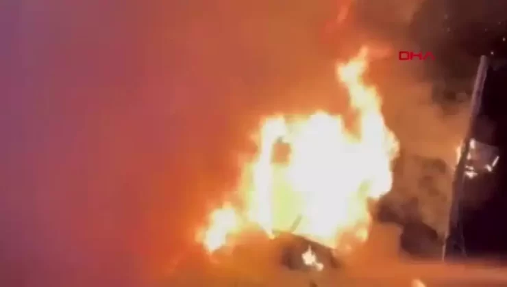 Kocaeli’de Konteyner Yangını