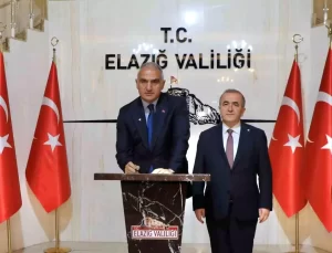 Kültür ve Turizm Bakanı Ersoy, Kahramanmaraş Depremi’nin Yıldönümünde Elazığ’da