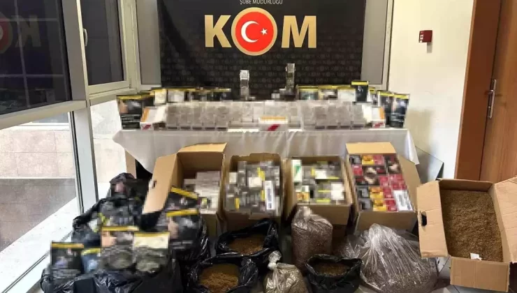 Kütahya’da Kaçak Sigara Operasyonu