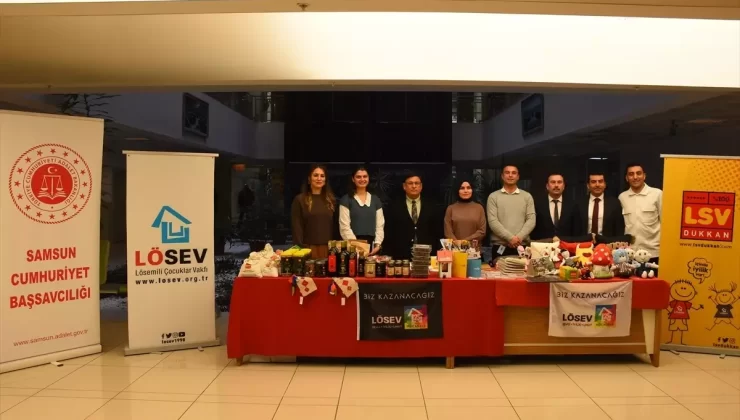 LÖSEV’den Samsun Adliyesi’nde Yardım Standı