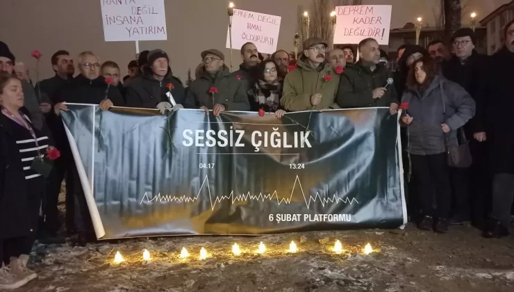 Malatya’da Depremde Yitirilenler Anıldı