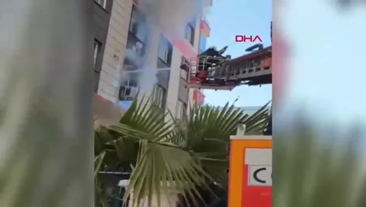 Mardin’de Bir Dairede Yangın Çıktı