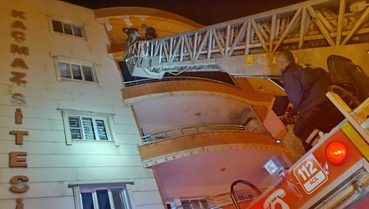 Mardin’de mesken yangını