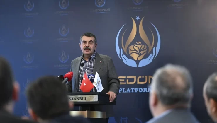 Milli Eğitim Bakanı Yusuf Tekin, Öze Dönüş Platformunun toplantısında konuştu Açıklaması