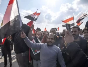 Mısır’da Filistin Protestosu