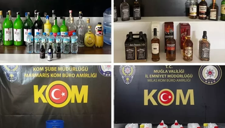Muğla’da Sahte İçki Operasyonu: 11 Gözaltı