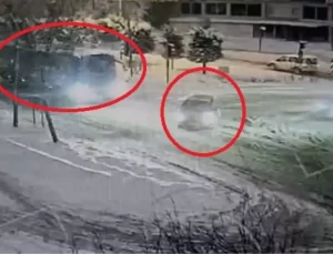 Nevşehir’de Otobüs ile Araç Çarpıştı