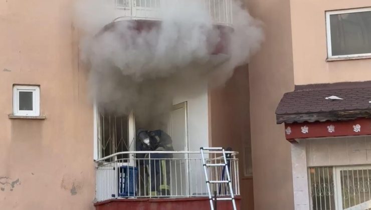 Ocakta yağı unutunca konut yandı