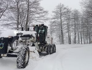 Ordu’nun yüksek kesimlerinde kar kalınlığı 60 santimetreye ulaştı