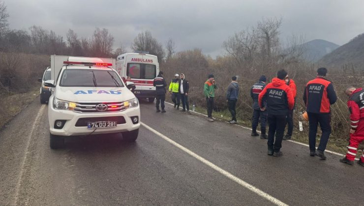 Otomobil şarampole uçtu: 2 yaralı