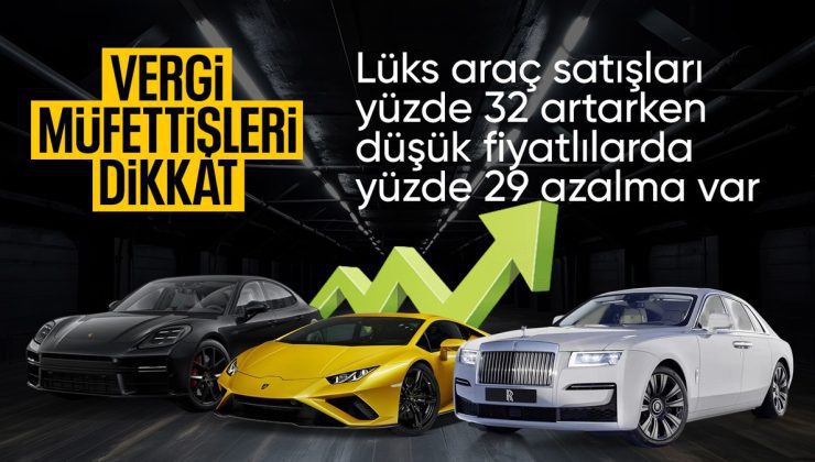 Otomobil satışları açıklandı: Daralan pazarda lüks araç satışı arttı