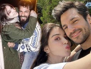 Özge Gürel’e eşi Serkan Çayoğlu’ndan sürpriz kutlama