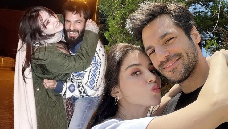 Özge Gürel’e eşi Serkan Çayoğlu’ndan sürpriz kutlama