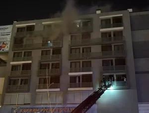 Pamukkale’de 7 Katlı Binada Yangın