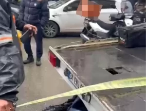 Pendik’te Motokurye Kazası