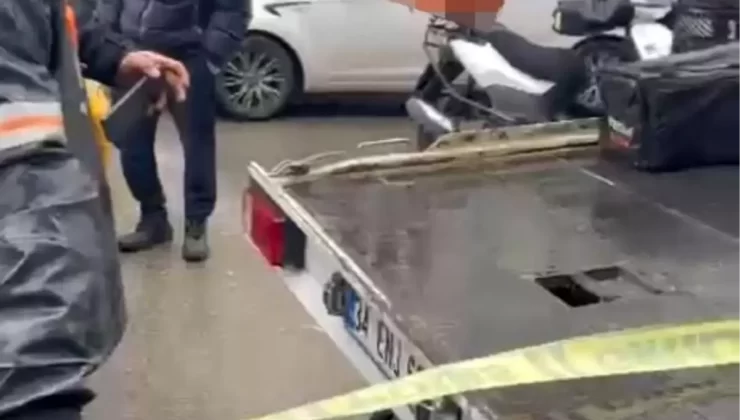 Pendik’te Motokurye Kazası