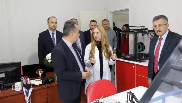 Rektör Yılmaz Tarım Lisesini Ziyaret Etti