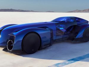 Renault, Batmobil tarzı elektrikli aracıyla rekor hedefliyor