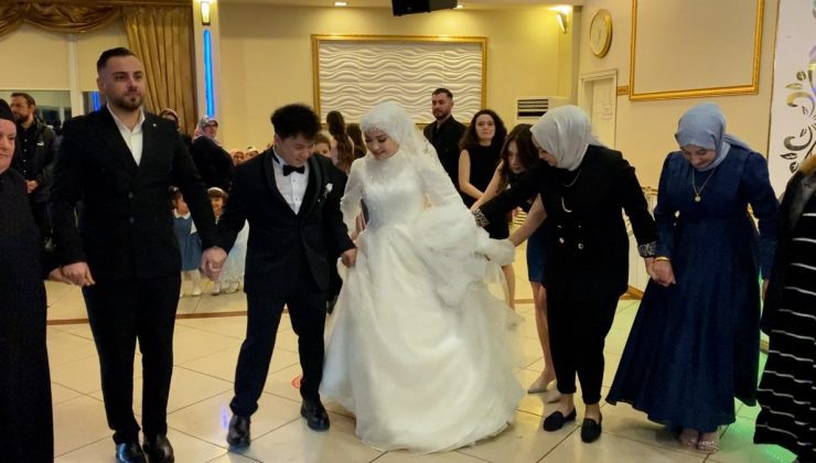 Rize’ye bu defa Çin’den damat geldi