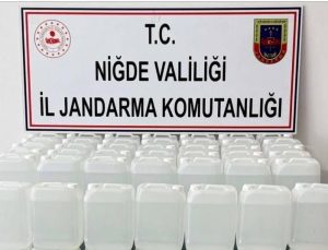 Sahte alkolü kargo yoluyla satacakken yakalandı