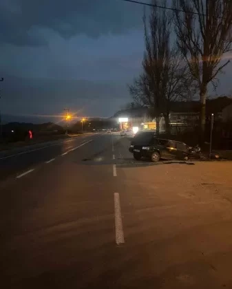 Sakarya plakalı araç kazaya karıştı: 1 yaralı