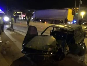 Salihli’de Otomobil Kazası: 5 Yaralı