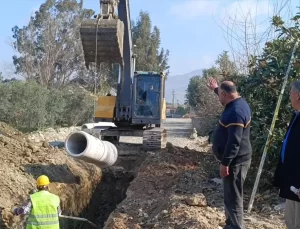 Samandağ’da Kanalizasyon Hattı Yenilendi