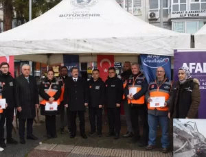 Samsun’da Afetlere Hazırlık Sürekli