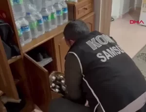 Samsun’da Kaçak İçki Operasyonu: 45 Litre Etil Alkol Ele Geçirildi