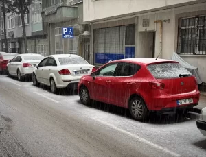 Samsun’da Kar Yağışı Etkili