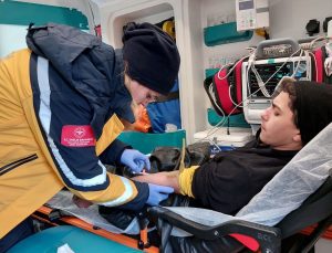 Samsun’da motosiklet kazası: 2 yaralı