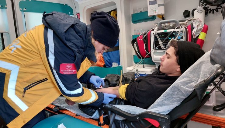 Samsun’da motosiklet kazası: 2 yaralı