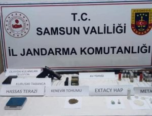 Samsun’da uyuşturucuya tutuklama