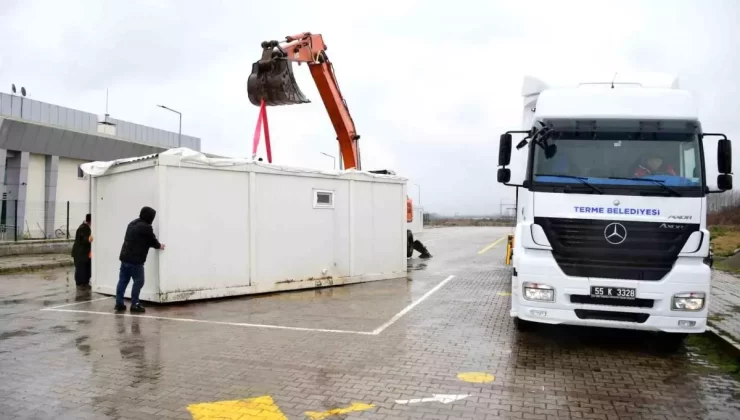 Samsun’da Yangından Etkilenen Aileye Belediye Başkanı’ndan Destek