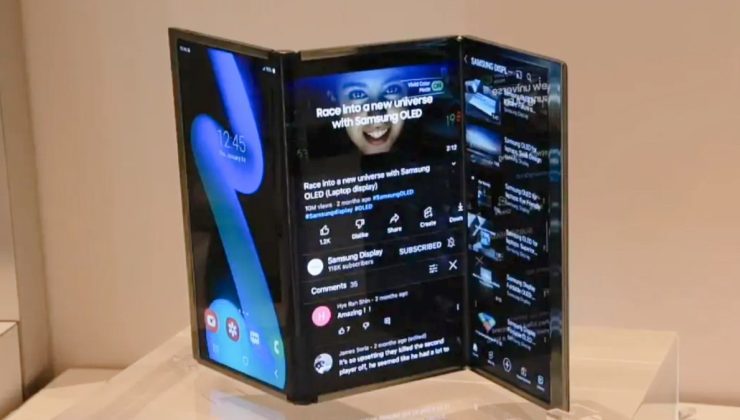 Samsung üçe katlanan telefonunun ismini belirledi