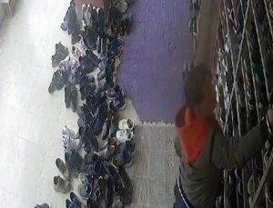 Şanlıurfa’da ayakkabı hırsızlığı