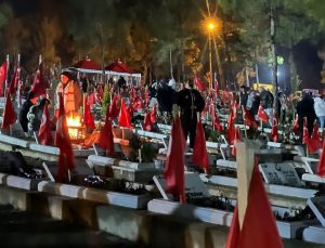 Sarsıntıda hayatını kaybedenler dualarla yad edildi