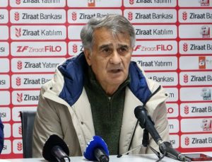 Şenol Güneş: 2 puan kaybederek gidiyoruz