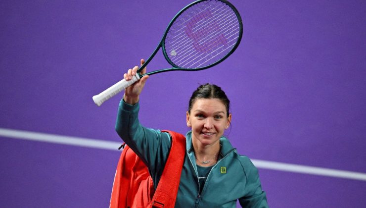 Simona Halep, kortlara veda etti