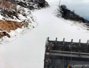 Şırnak ve Siirt’te Kar Yağışı Yolları Kapattı