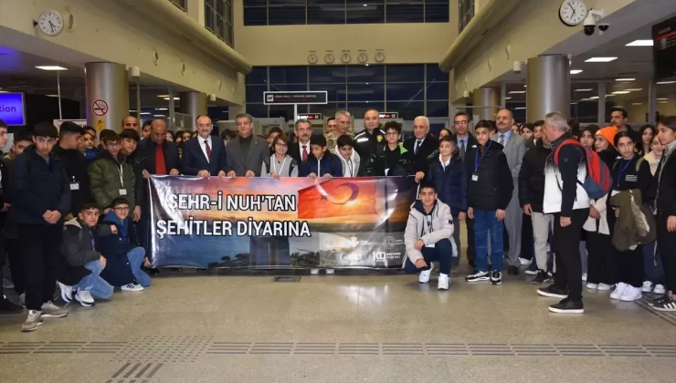 Şırnak’ta “Şehr-i Nuh’tan Şehitler Diyarına Projesi” ile 172 öğrenci Çanakkale’ye gönderildi