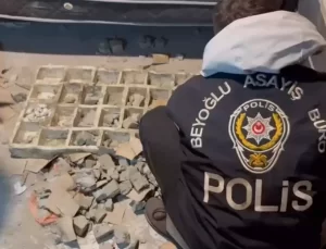 Şişli’de Uyuşturucu Ticareti: Beton Kalıpların İçinde Ele Geçirildi