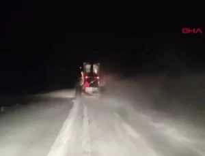 Sivas’ta Kar Yağışı Nedeniyle 374 Yerleşim Yeri Yolu Kapandı