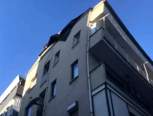 Söke’de Fırtına Çatıyı Uçurdu